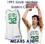 1991 Kevin McHale Boston Celtics Game Worn Home Jersey (MEARS A10)