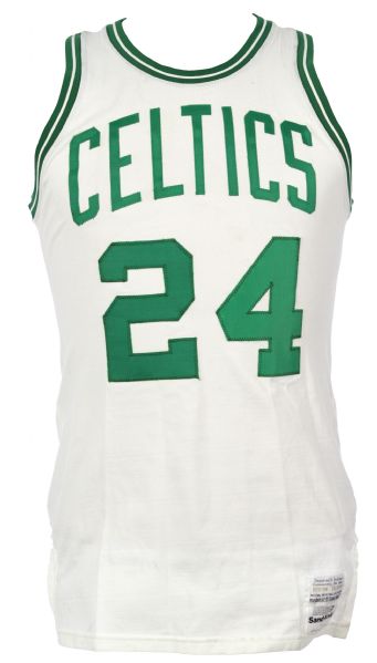 1984 circa Sam Jones Boston Celtics Hall of Fame Home Jersey (MEARS LOA)