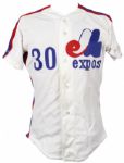 1990 Tim Raines Montreal Expos Game Worn Home Jersey (MEARS A10)