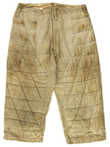 1910s circa Padded Spalding Baseball Quilted Pants (MEARS LOA)