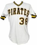 1981 Luis Tiant Pittsburgh Pirates Game Worn Home Jersey & Pants (MEARS A10)