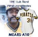1981 Luis Tiant Pittsburgh Pirates Game Worn Home Jersey & Pants (MEARS A10)