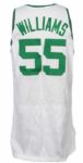 1995-96 Eric Williams Boston Celtics Game Worn Home Uniform (MEARS LOA)