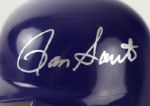 2000's Ron Santo Chicago Cubs Signed Mini Batting Helmet (JSA)