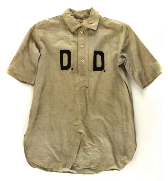 1905 circa D.D. Collared Flannel Spalding Baseball Jersey