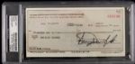 1981 Sammy Davis Jr. Signed Check (PSA/DNA Slabbed)