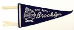1950s Brooklyn Dodgers "Dem Bums" 11" Mini Pennant 