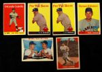 1956-60 Baseball Card Star Cards - Mantle Koufax Berra Drysdale Killebrew - (Lot of 19)