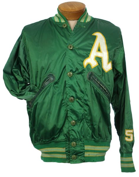 1963-65 Kansas City Athletics #5 Game Worn Warm Up Jacket (MEARS LOA)