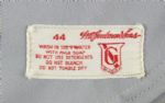 1982 Luis Tiant California Angels Game Worn Road Uniform (MEARS A10)