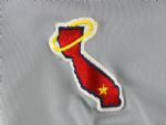 1982 Luis Tiant California Angels Game Worn Road Uniform (MEARS A10)