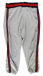1982 Luis Tiant California Angels Game Worn Road Uniform (MEARS A10)