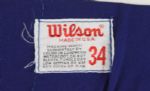 1974-78 circa Santurce Crabbers Game Worn Home Uniform signed/loosely atrributed to Luis Tiant (MEARS LOA/JSA) Puerto Rican Winter League