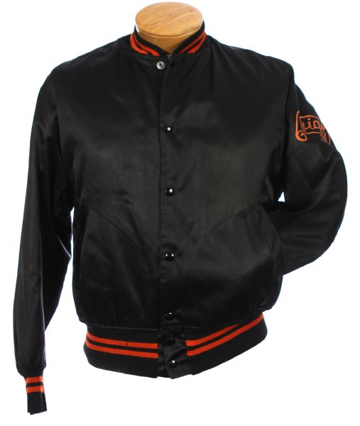 1954-65 circa New York / San Francisco Giants Game Worn Satin Jacket (MEARS LOA)
