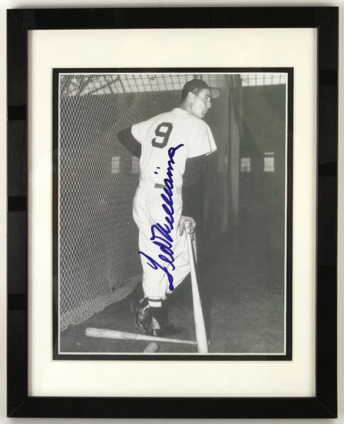 1950s circa Ted Williams Boston Red Sox Signed 8" x 10" B/W Photo Framed (JSA)