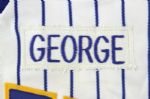 1988-89 George Scott Milwaukee Brewers Old Timers Game Worn Home Uniform (MEARS LOA)