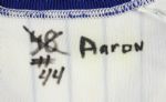 1988-89 Hank Aaron Milwaukee Brewers Old Timers Game Worn Home Uniform (MEARS LOA)