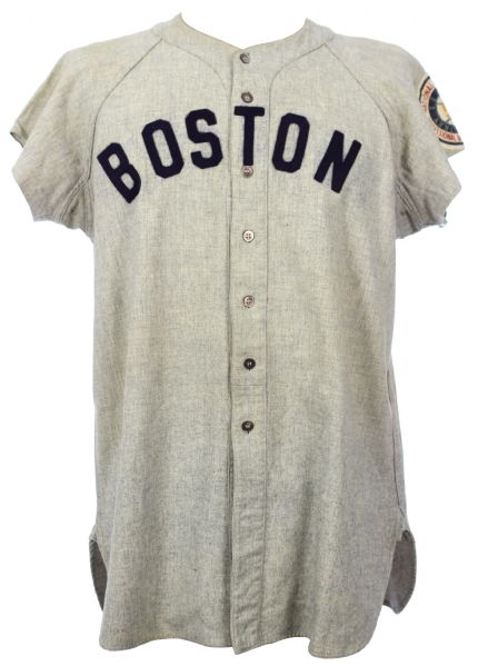 1950 Birdie Tebbetts Boston Red Sox Game Worn Road Jersey (MEARS LOA)