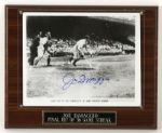 1941 circa Joe DiMaggio Signed New York Yankees 8" x 10" Last Hit of Hitting Streak B/W Photo (JSA)