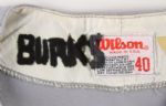 1985-86 Ellis Burks New Britain Red Sox Game Worn Road Jersey (MEARS LOA)