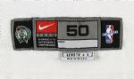 2000-01 Eric Williams Game Worn Boston Celtics Home Jersey w/ Dorothy Auerbach Commemorative Black Shoulder Band (MEARS LOA)