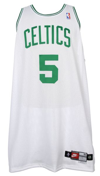 1997-99 Ron Mercer Boston Celtics Game Worn Home Jersey (MEARS LOA)