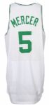 1997-99 Ron Mercer Boston Celtics Game Worn Home Jersey (MEARS LOA)