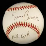 1994-99 Ernie Banks Lou Brock Chicago Cubs Dual Signed Baseball (JSA)