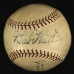 1927-31 Babe Ruth New York Yankees Signed OAL Barnard Baseball Clubhouse Signature 