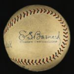 1927-31 Babe Ruth New York Yankees Signed OAL Barnard Baseball Clubhouse Signature 