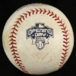 2005 Opening Day Game Used OML Selig Baseball (MLB Hologram)