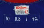 1982 Leon Bull Durham Chicago Cubs Signed Road Jersey (JSA)