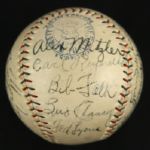 1928 Chicago White Sox Team Signed OAL Barnard Baseball - 18 Signatures w/ Mo Berg, Ted Lyons, Ed Walsh, Red Faber (JSA)