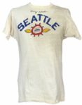 1969 Tommy Harper Seattle Pilots Signed Game Worn Undershirt (MEARS LOA/JSA)