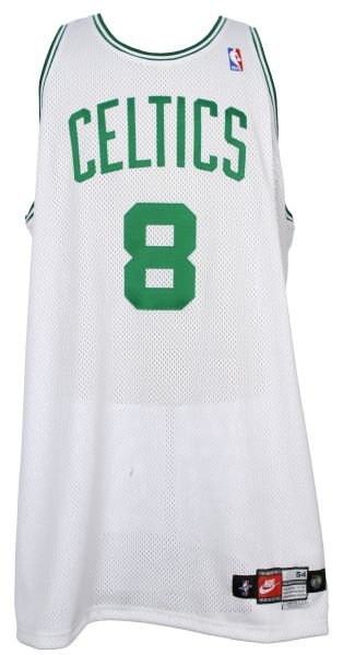 1997-98 Antoine Walker Boston Celtics Game Worn Home Jersey (MEARS LOA)