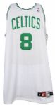 1997-98 Antoine Walker Boston Celtics Game Worn Home Jersey (MEARS LOA)