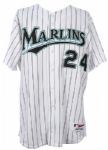 2007 Miguel Cabrera Florida Marlins Signed Game Worn Home Jersey (MEARS LOA/*JSA*)