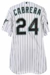 2007 Miguel Cabrera Florida Marlins Signed Game Worn Home Jersey (MEARS LOA/*JSA*)