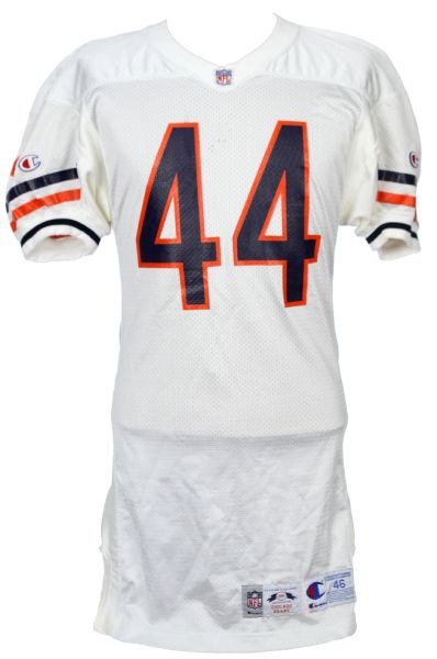1993 Bob Christian Chicago Bears Signed Game Worn Road Jersey (MEARS LOA)