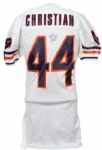 1993 Bob Christian Chicago Bears Signed Game Worn Road Jersey (MEARS LOA)