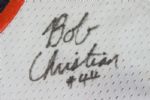 1993 Bob Christian Chicago Bears Signed Game Worn Road Jersey (MEARS LOA)