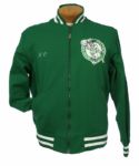 1983-88 circa K.C. Jones Boston Celtics Game Worn Warm Up Jacket (MEARS LOA)