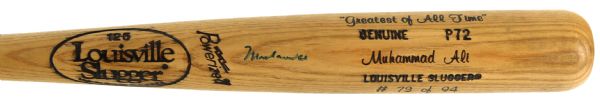 1990s Muhammad Ali Signed Louisville Slugger "Greatest of All Time" Commemorative Bat (PSA/DNA) 73/94