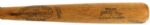 1947-48 Johnny Mize New York Giants H&B Louisville Slugger Professional Model Game Used Bat (MEARS A7) - 1947 & 1948 Homerun Champion