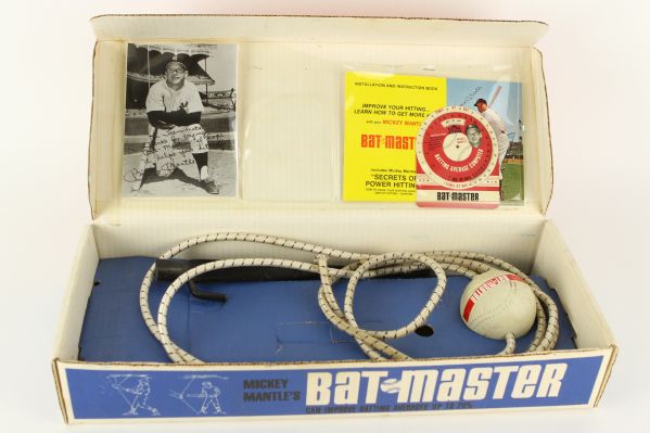 1964 Mickey Mantle New York Yankees Bat Master Set w/ Original Box