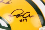 1960's-2000's Green Bay Packers Quarterbacks Signed Mini Helmet w/ Aaron Rodgers (JSA)