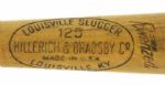 1950-59 Bobby Avila Cleveland Indians H&B Louisville Slugger Professional Model Game Used Bat (MEARS LOA)