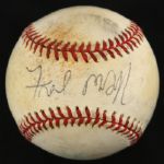 1994-99 Fred McGriff Tampa Bay Rays Signed Game Used Baseball (JSA)