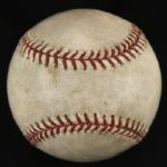 2004 Kenny Rogers Texas Rangers Game Used Baseball (MEARS LOA)