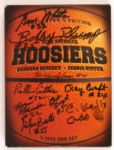 2004 Hoosiers Memorabilia Collection - Lot of 4 w/ Ball Signed by Milan High Team Members, Signed DVD & More